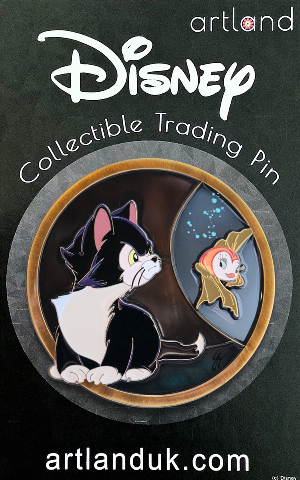 Disney Figaro & Cleo ピンバッジ Cleo's Glee - On Alert! - Pulse Gallery