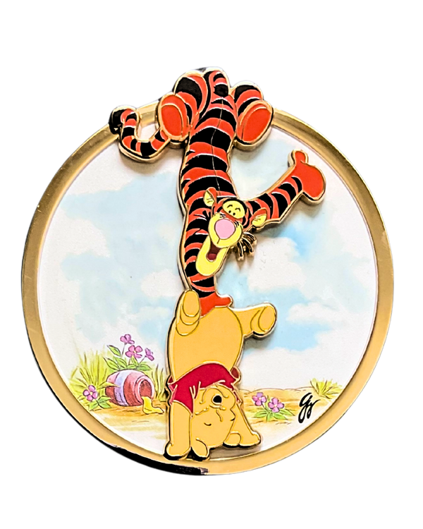 #Pooh 壁飾り　Tigger's Tangle 陶器プレート B 8110 Playful Summer - On Alert! - Pulse Gallery