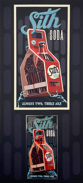 Sith Soda Pin - on alert!