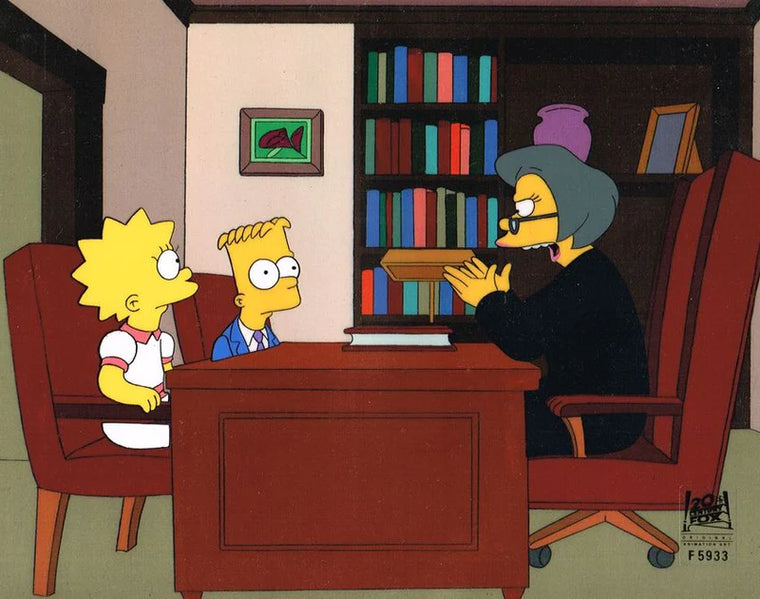 Simpsons Home Original Art Animation Production Pencils HABF08 SC-475 BG-475