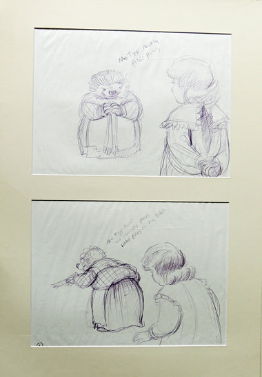 The Tale of Mrs. Tiggy-Winkle and Mr. Jeremy Fisher - Rough Sketch
