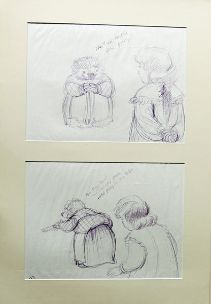 The Tale of Mrs. Tiggy-Winkle and Mr. Jeremy Fisher - Rough Sketch