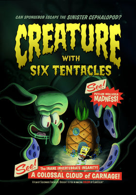Creature With Six Tentacles Art Print