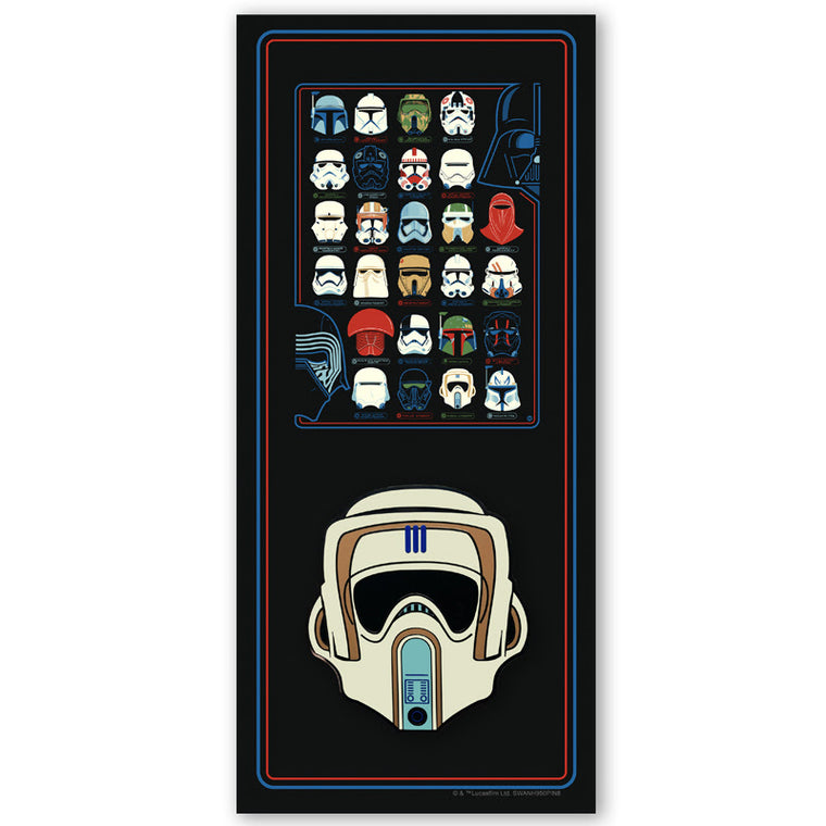 Helmets: Scout Trooper Collectible Pin