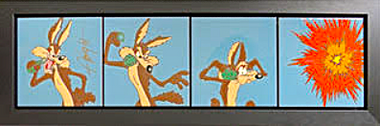 Wile E. Coyote Framed Tiles
