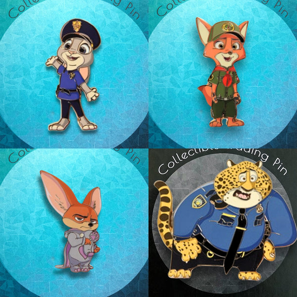 Zootopia Cut Out Bundle of 4