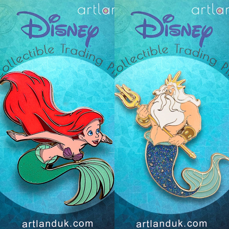 Ariel & Triton Cut Out Duo Ariel & Triton Cut Out Duo