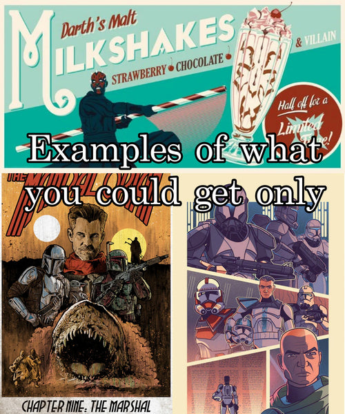 Star Wars Mystery Art Tube!