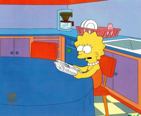 The Old Man and Lisa - Lisa Reading