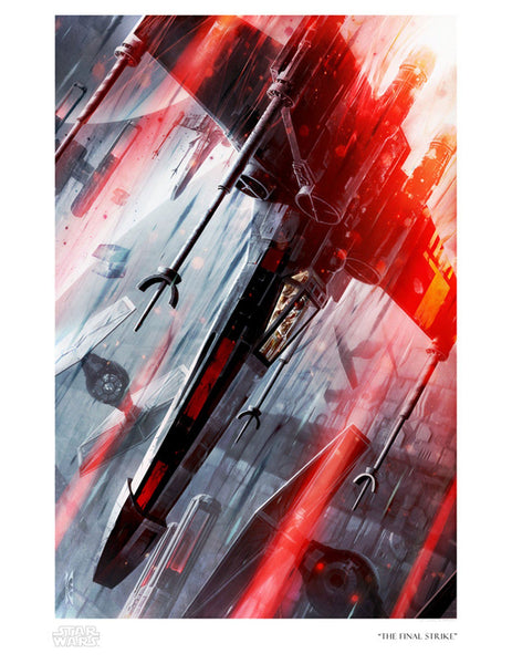 Star Wars - The Final Strike by Raymond Swanland; giclee art on paper