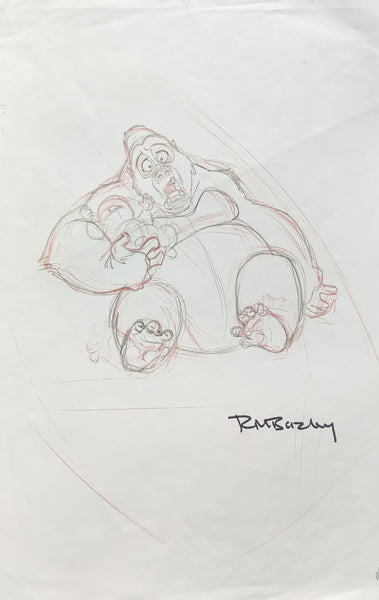 Tarzan Head Animator Signed Model Sheets