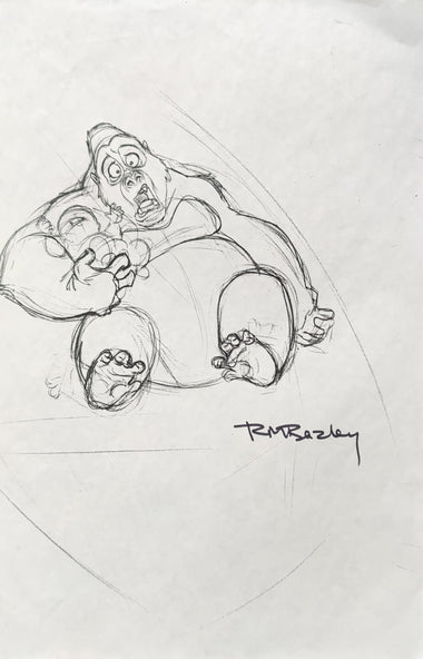 Tarzan Head Animator Signed Model Sheets