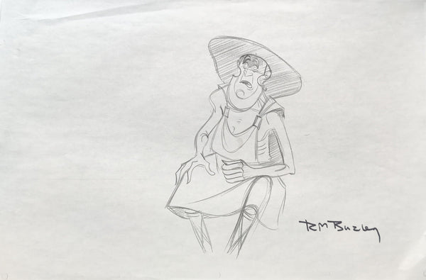 Hercules Head Animator Signed Model Sheets
