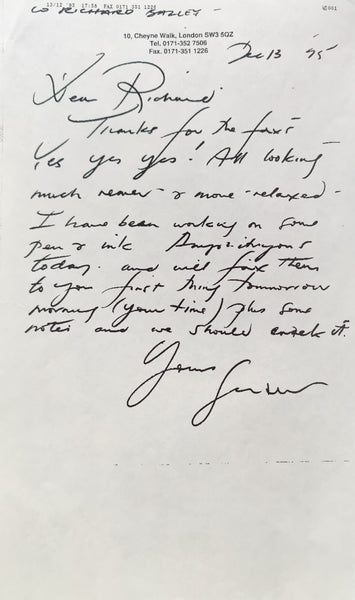 Tarzan Head Animator Signed Model Sheets