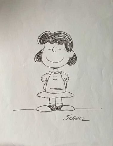 Lucy van Pelt - Peanuts Rare Art