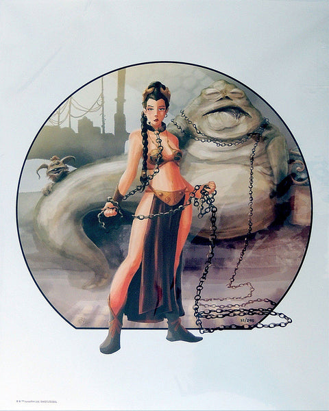 Star Wars - Imprisoned by Penelope Gaylord; litograph edition art on paper