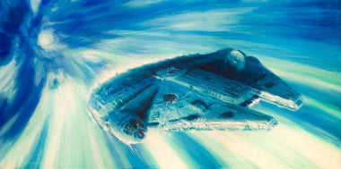 Millennium Falcon in Hyperspace