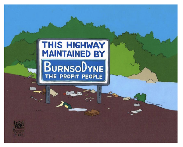 Mother Simpson - Highway Sign - Pulse Gallery