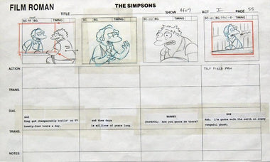 Hurricane Neddy Storyboard