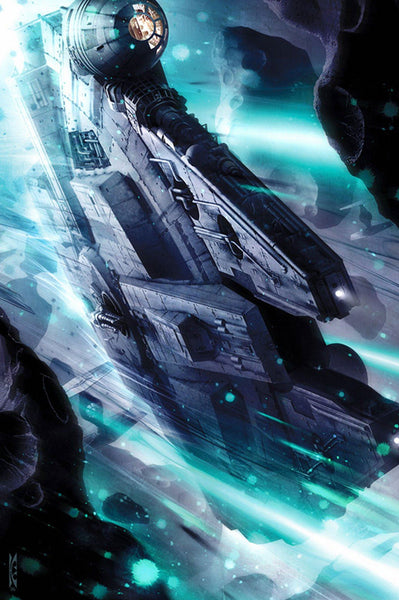 Star Wars - Gambler's Rush by Raymond Swanland; giclee limited edition art on canvas